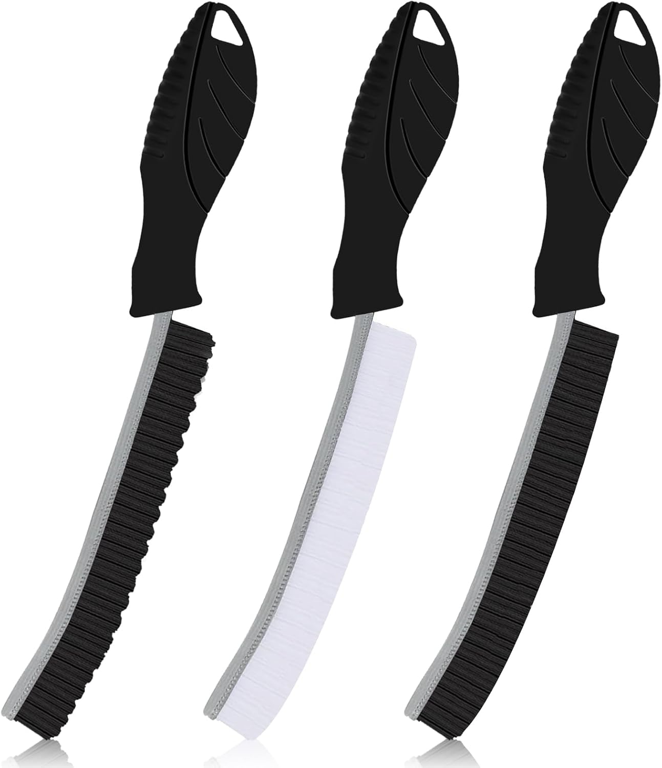 Magiware Hard Bristle Crevice Cleaning Brush Set 1