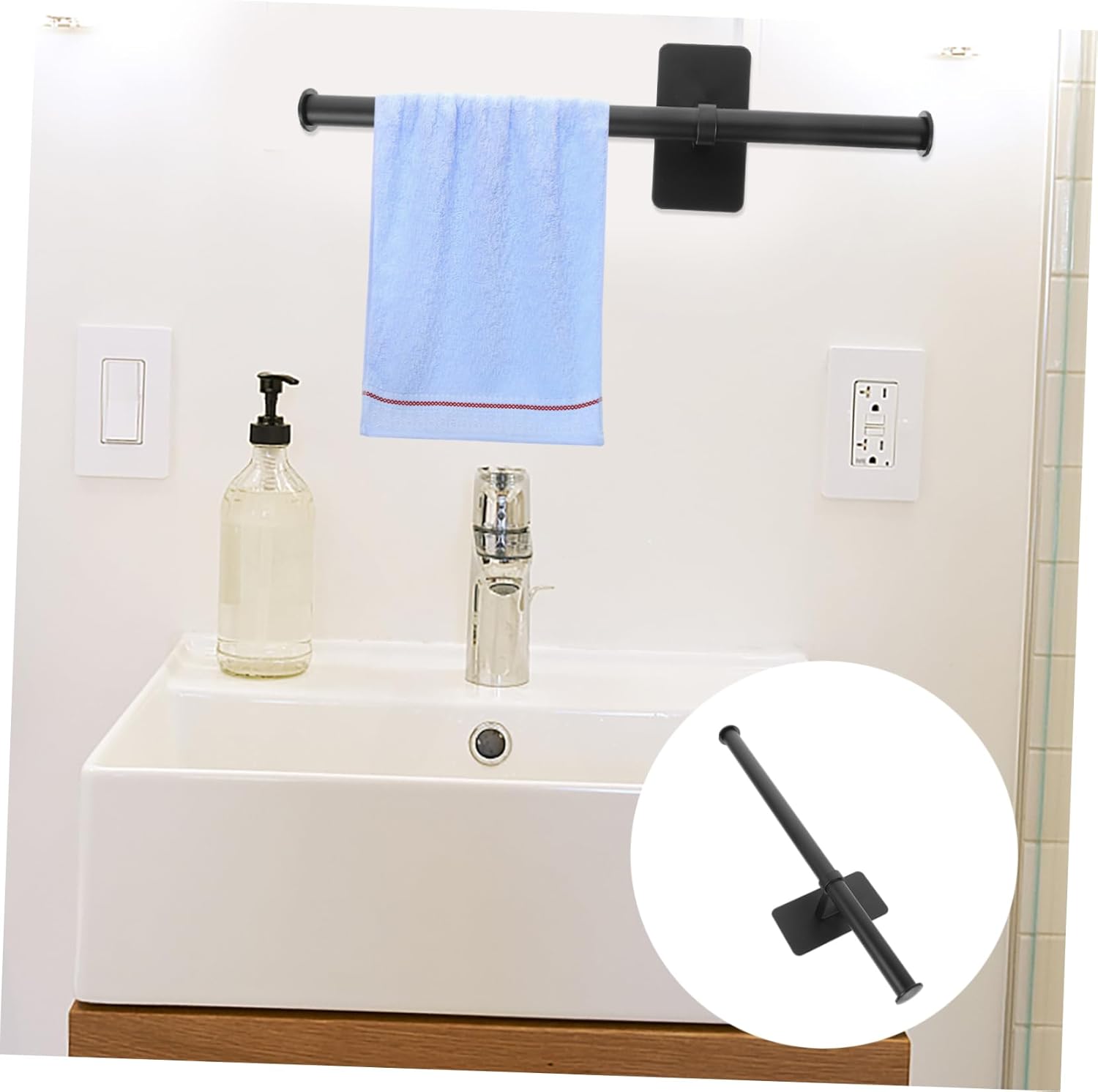 MAGICLULU 1Set Bathroom Towel Bar Holder