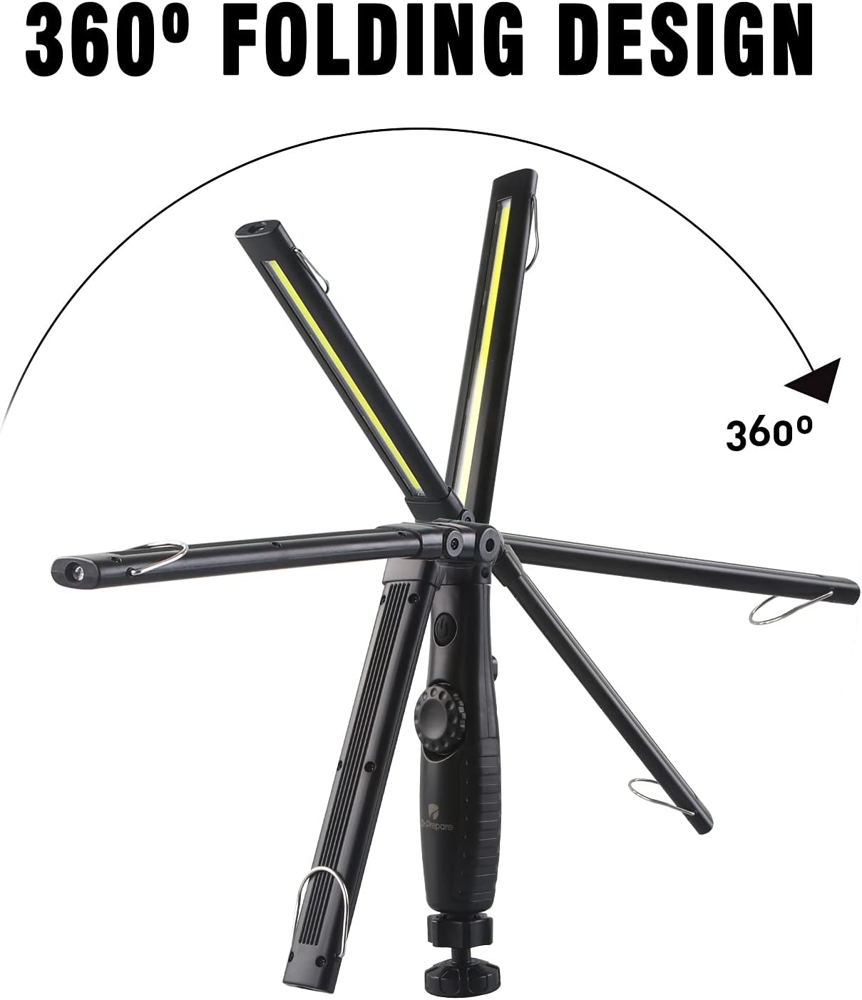 Dr Prepare LED Work Light with 360 Folding and Magnetic Base