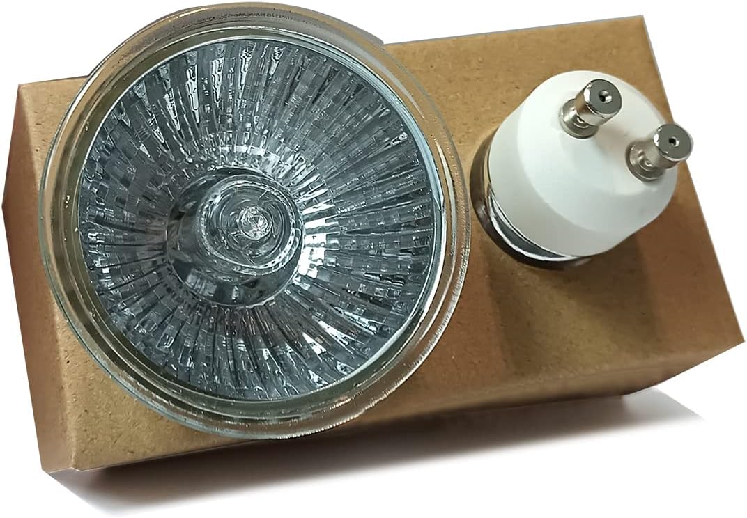 Elenhome 2pcs 50W GU10 Halogen Bulbs 2800K Warm White Dimmable