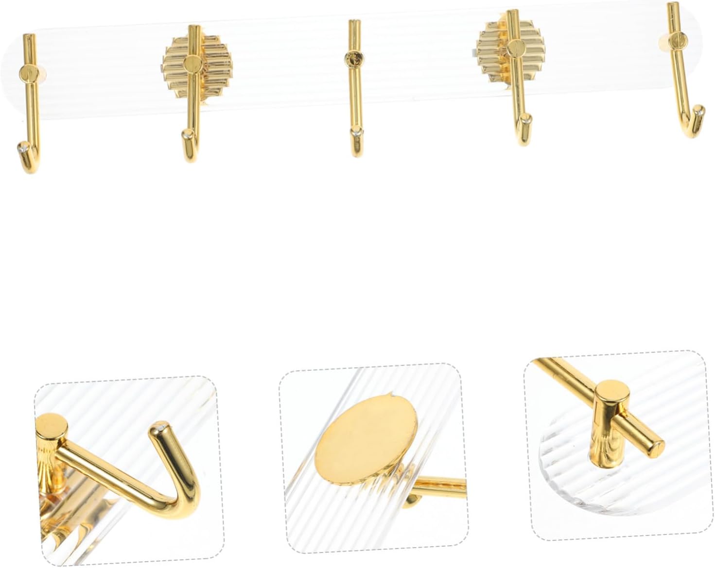 Cabilock Wall Mount Hook for Towels and Mop Broom Storage