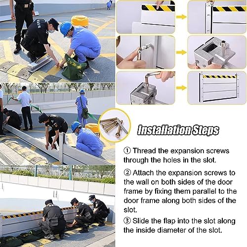 Flood Barrier Threshold Heavy Duty Doorway Flood Control System