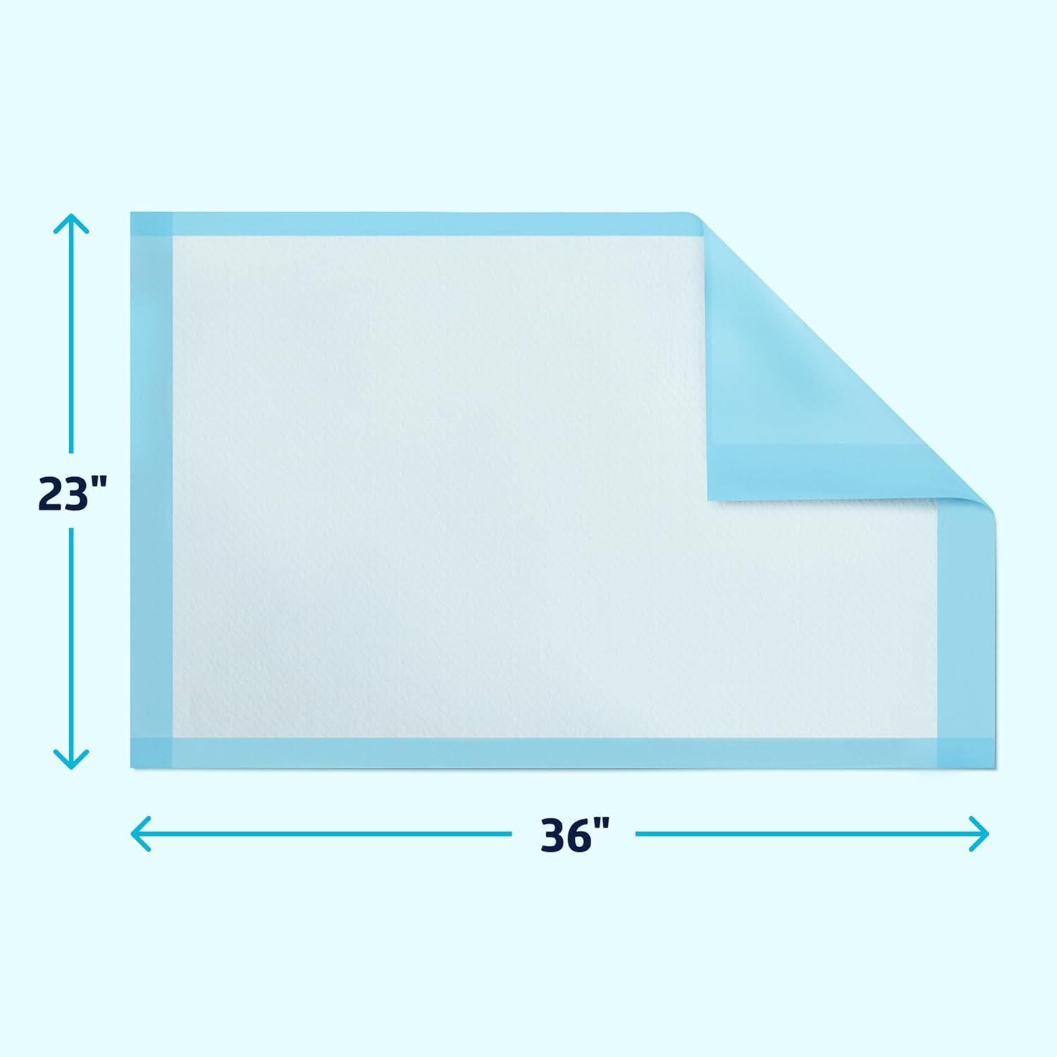 Medline Light Absorbency Underpad 23x36 Inches 50 Count