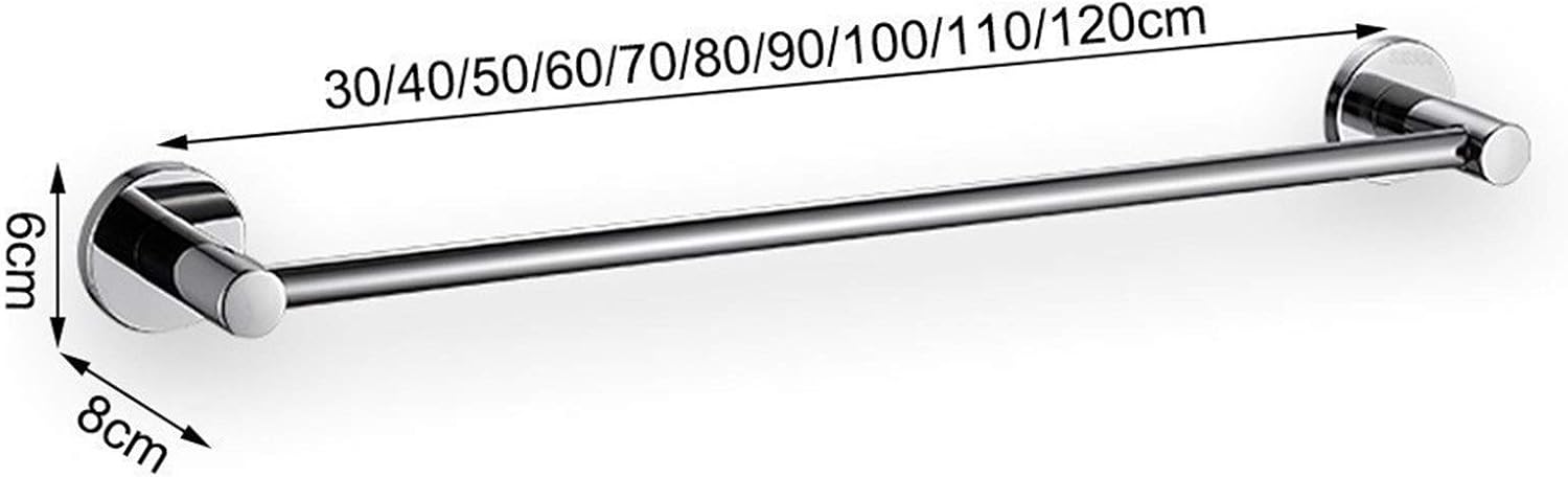 BOCbco Stainless Steel Towel Bar Holder 30Cm