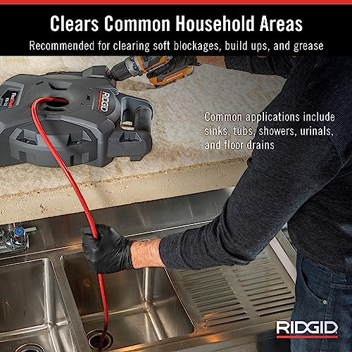 RIDGID 74978 FlexShaft Drain Cleaner for 1-14 to 2 Pipes