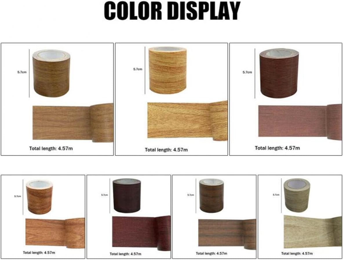 ECYC 224x17992 Inch Self Adhesive Wood Grain Repair Tape