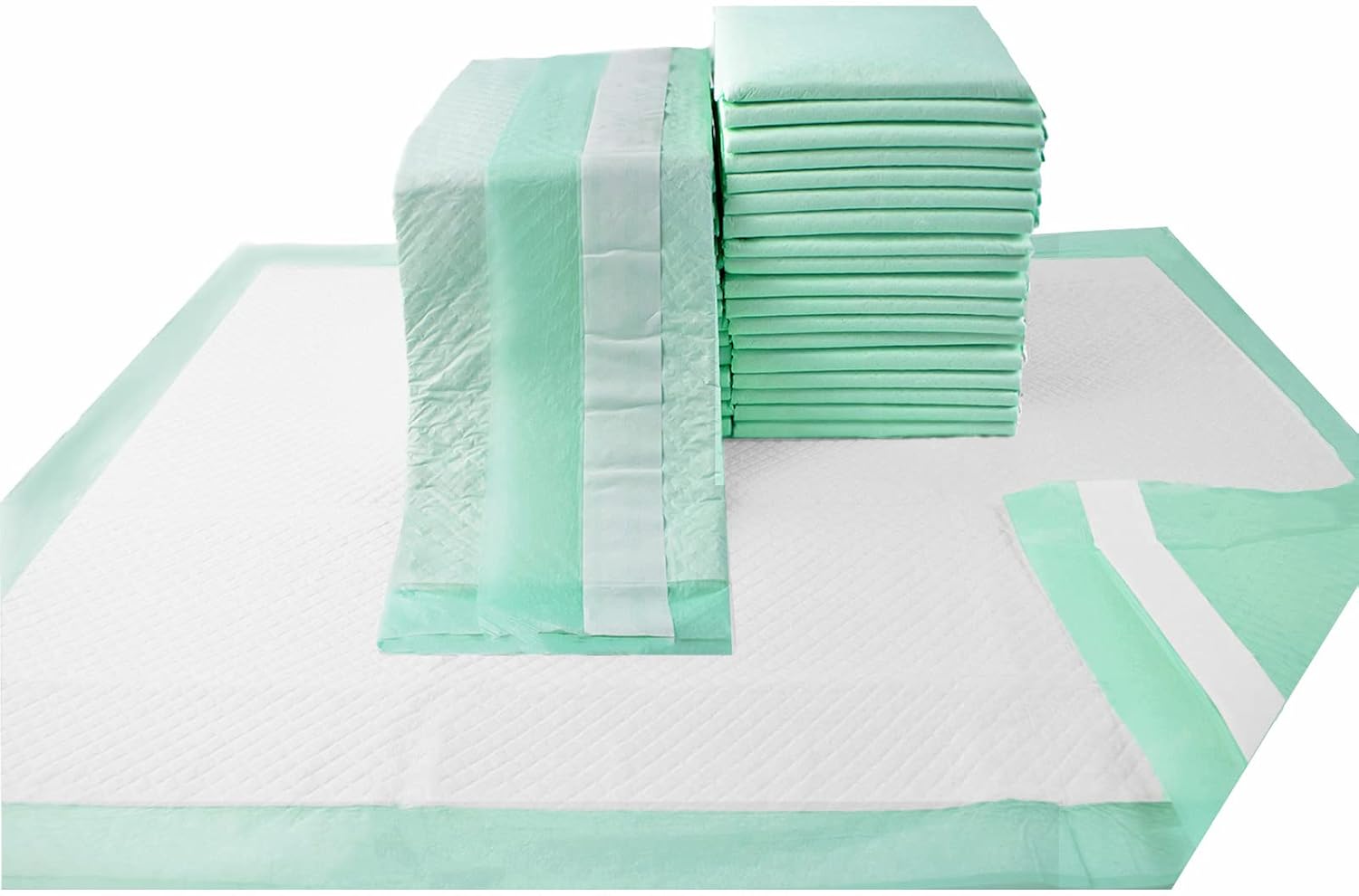 MILDPLUS Extra Large Bed Pads 30 X 36 with Adhesive Strips 30 Count