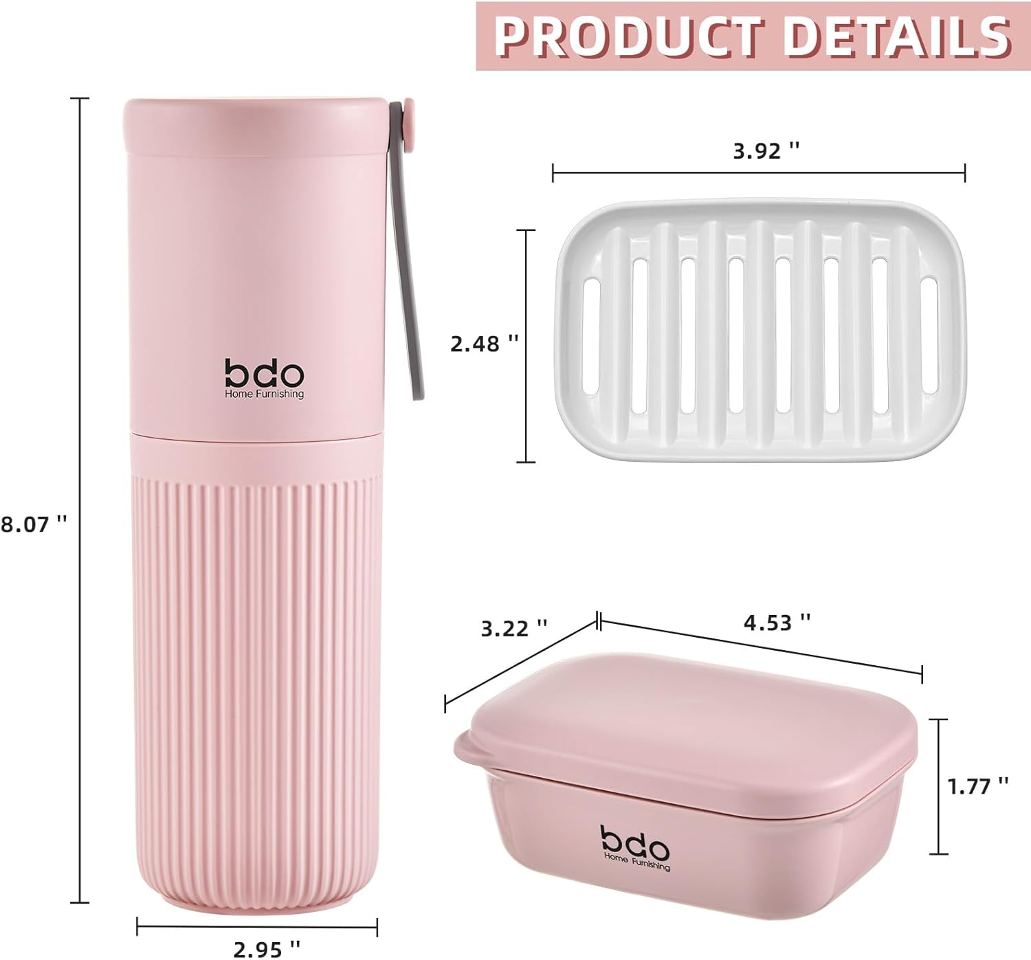 VITVITI Portable Travel Soap and Toothbrush Case