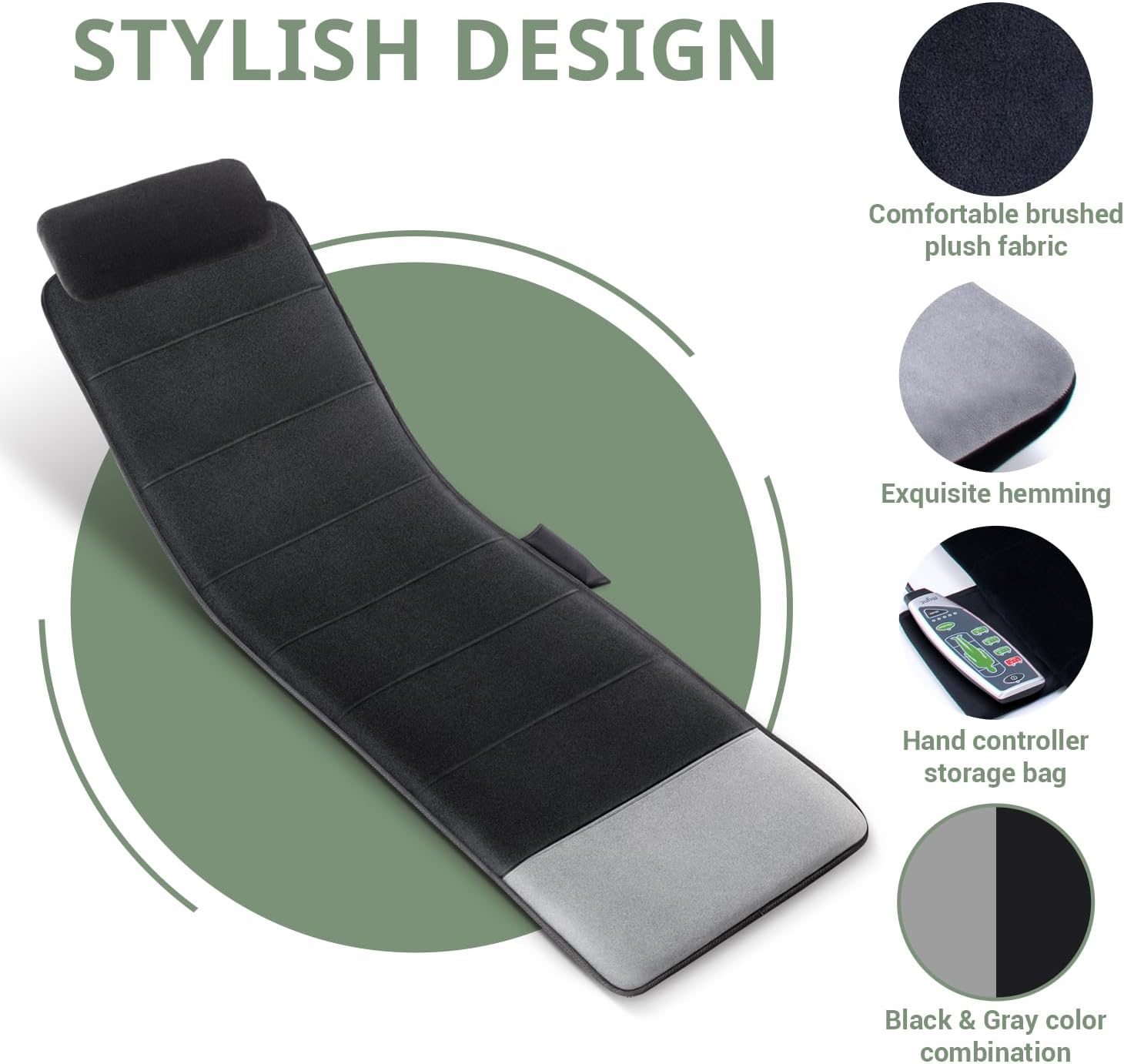 Mynt Full Body Massage Mat with Heat and Vibration 1