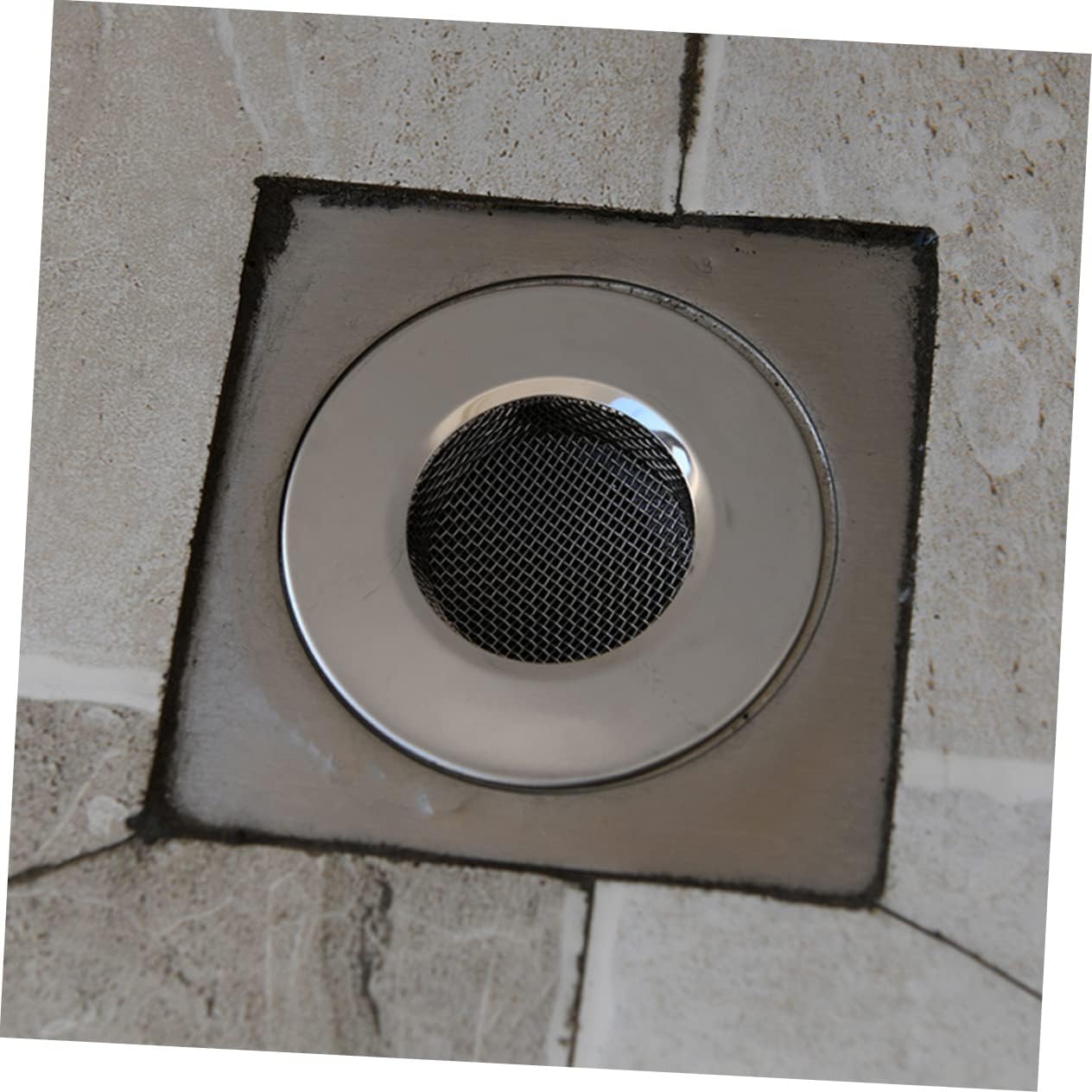 NUOBESTY 3Pcs Stainless Steel Drain Hair Catcher