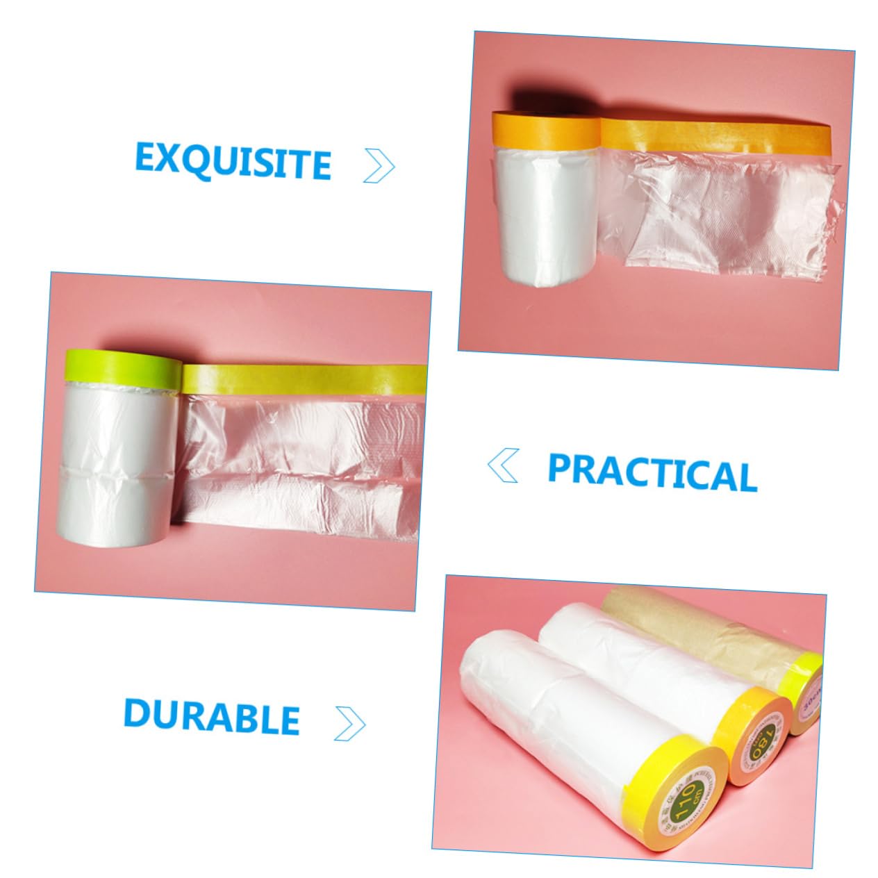 OSALADI 6 Rolls Masking Paper for Paint Protection