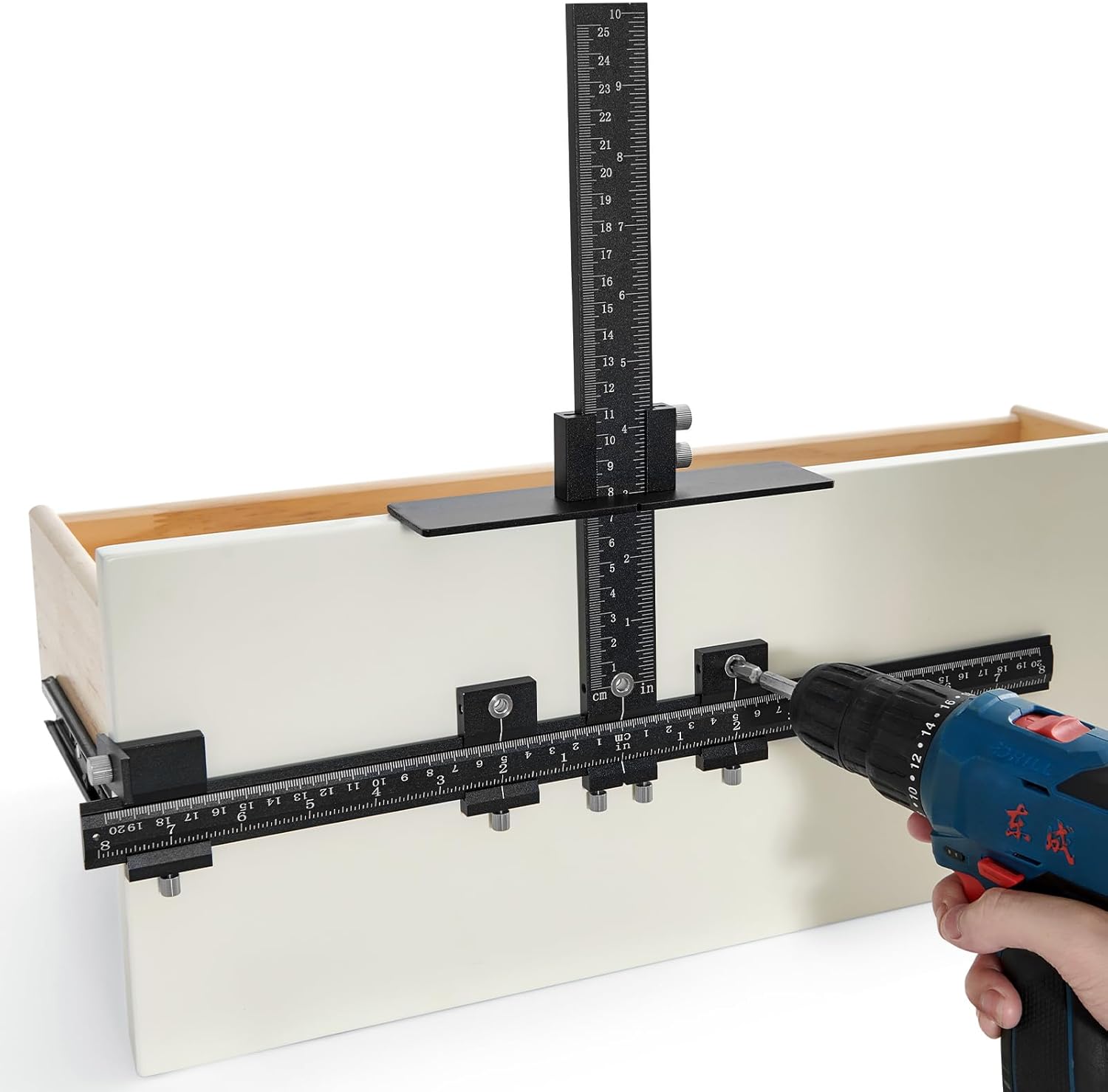 VEVOR Aluminum Cabinet Handle Jig with Center Punch