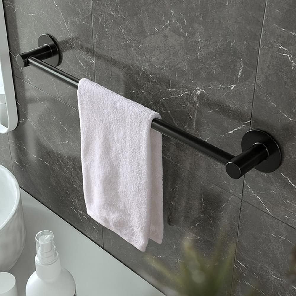 BOCbco Black Towel Rail Wall Mounted