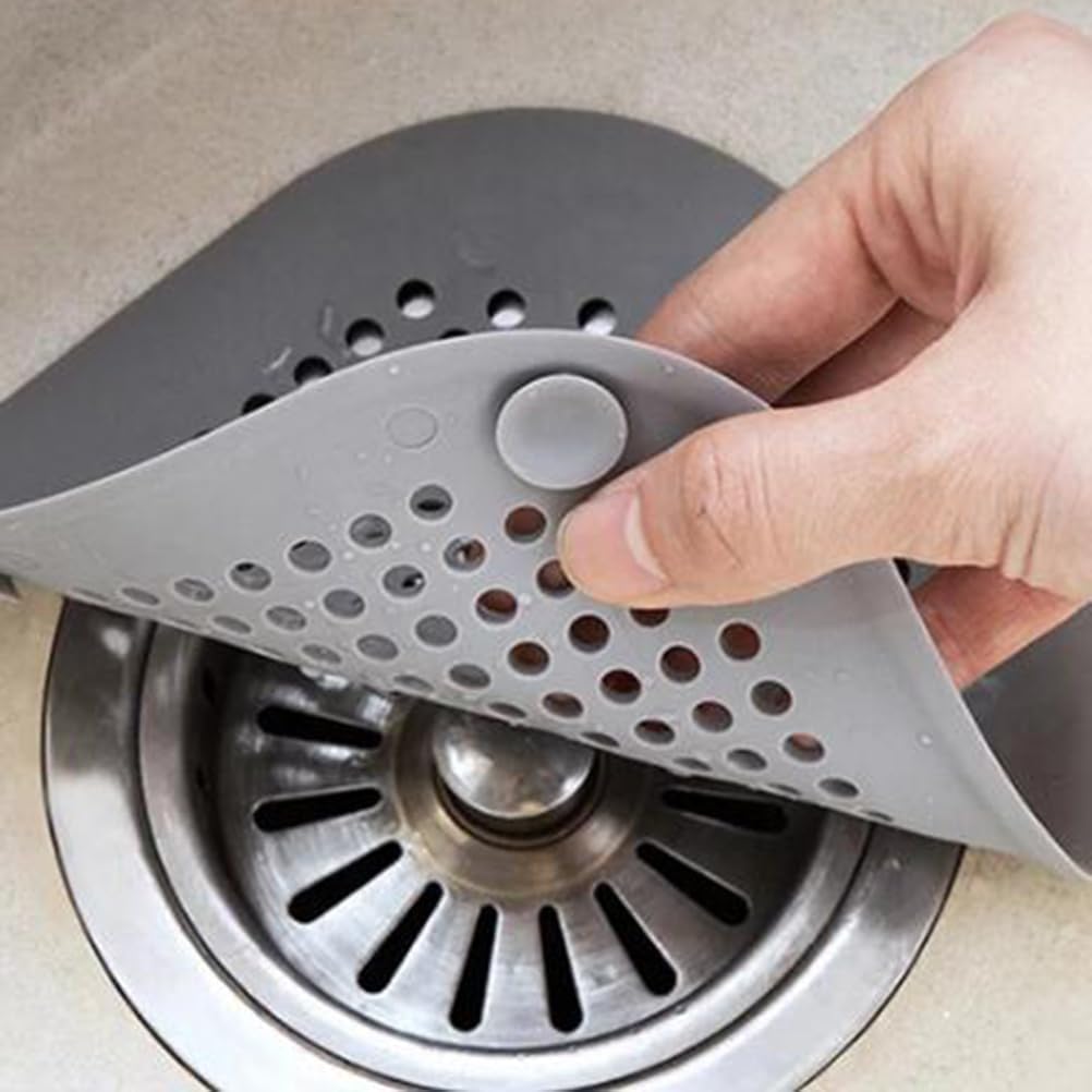 Uonlytech 3pcs Silicone Drain Cover with Suction Cup