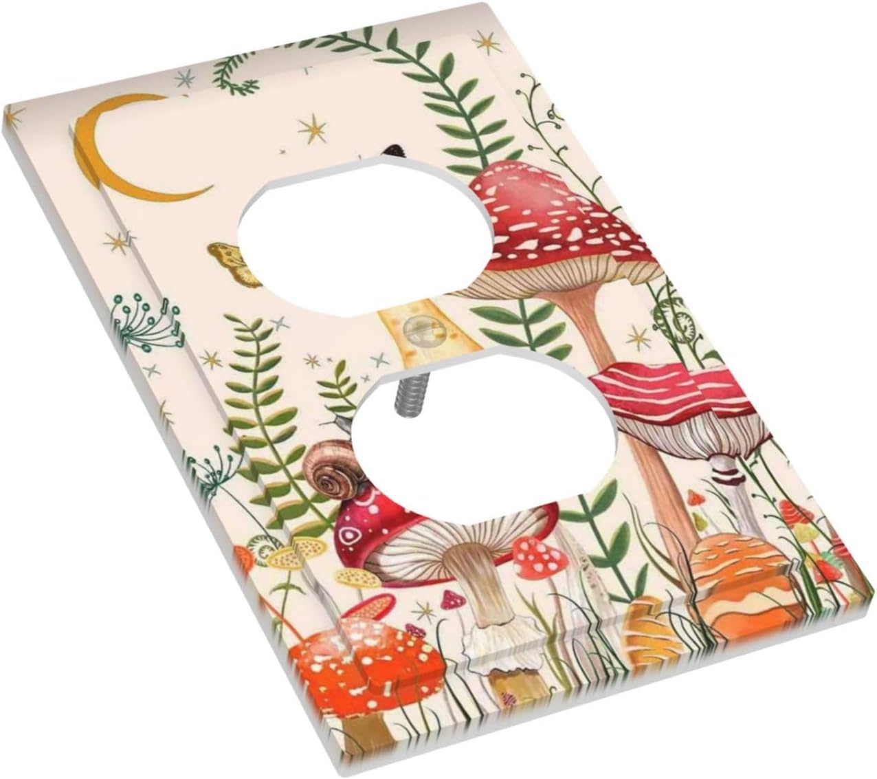 Nature Plant Botanical Wall Switch Cover 1 Gang Decorative