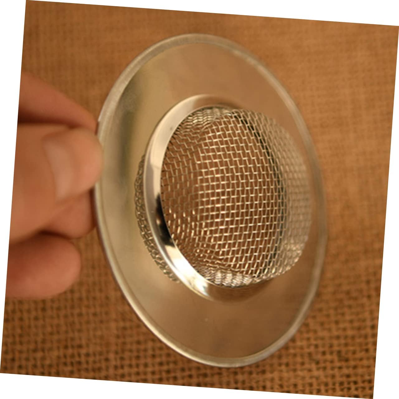 NUOBESTY 3Pcs Stainless Steel Drain Hair Catcher