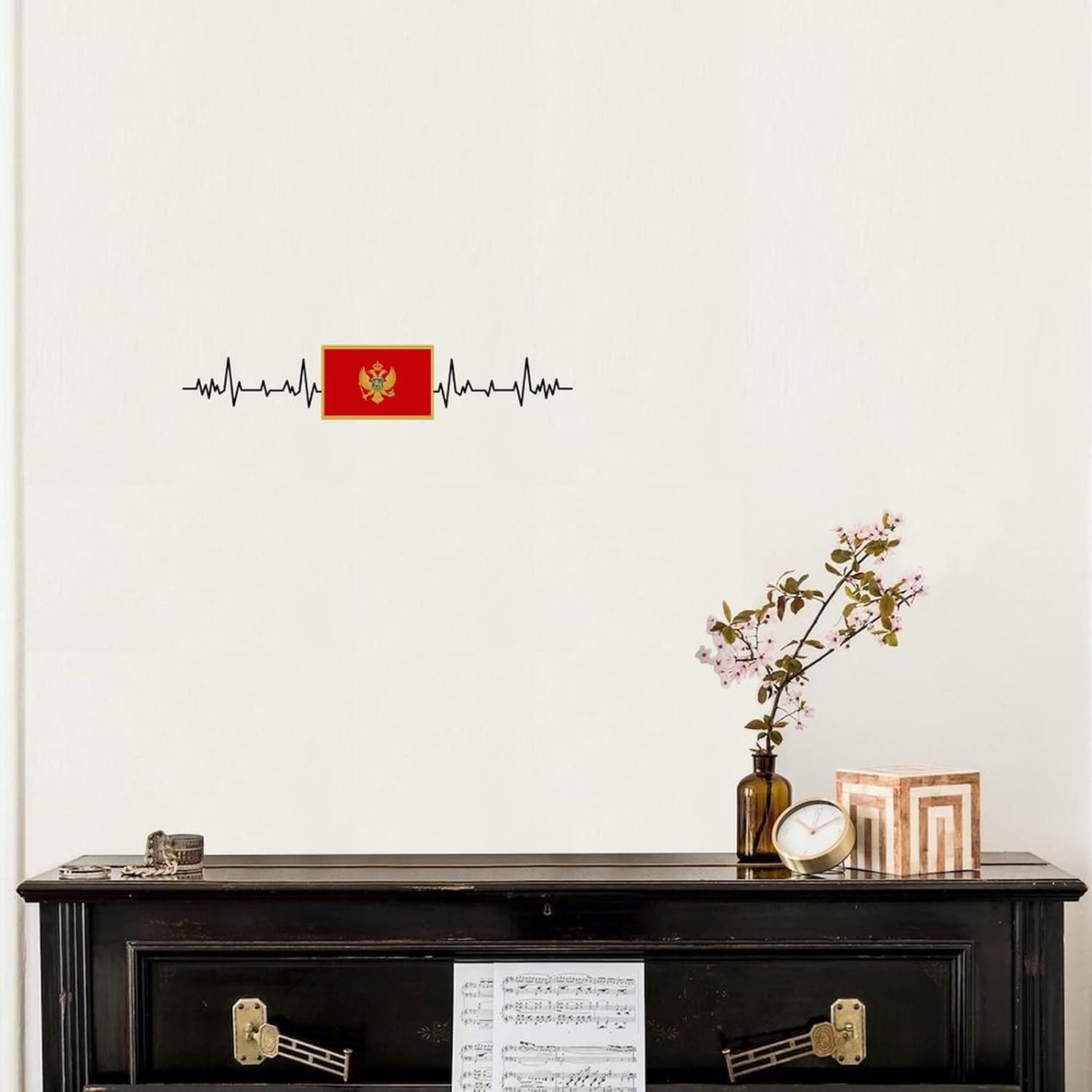 Montenegro Wall Decal 18in Self-Adhesive Home Decor