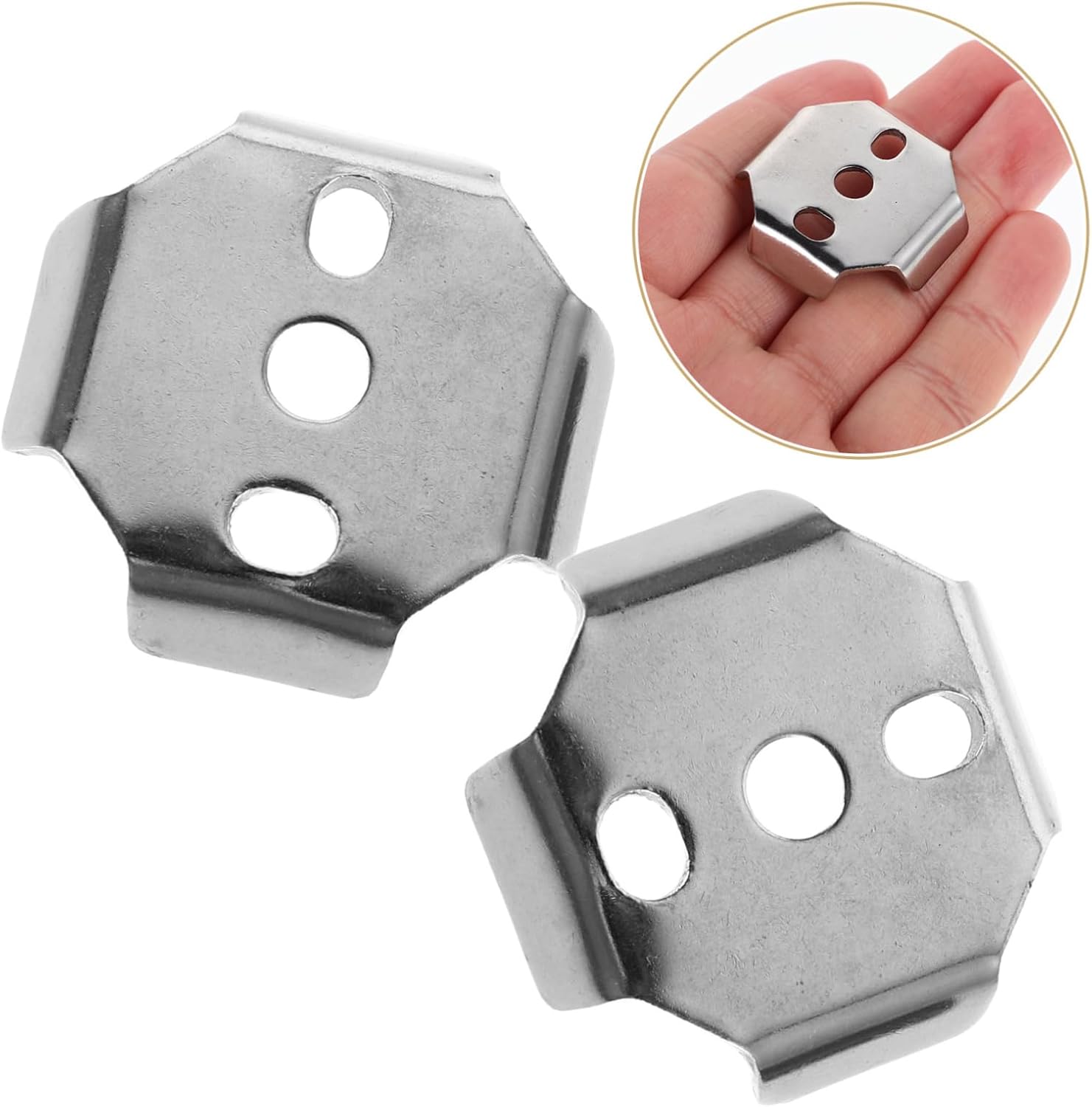 Luxshiny 2Pcs Bathroom Towel Bar Mounting Bracket