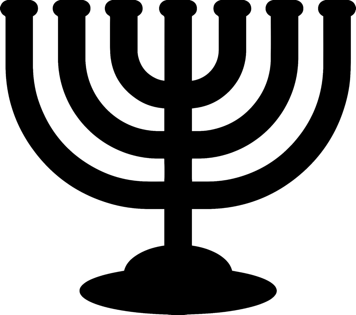 ANGDEST CLUB Transparent Black Candelabra Decal Stickers