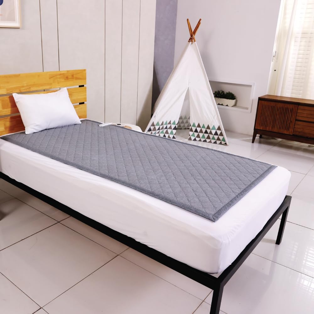 ILWOUL Heated Mattress Pad with 5 Heat Settings and Dual-Zone Control