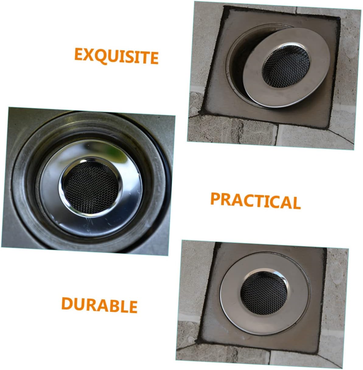 Jojofuny 3pcs Hair Catcher for Shower and Drain