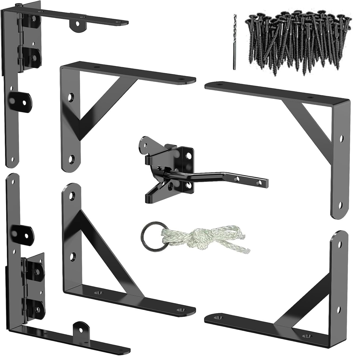 GoldOrcle Gate Frame Fence Kit With Gate Latch