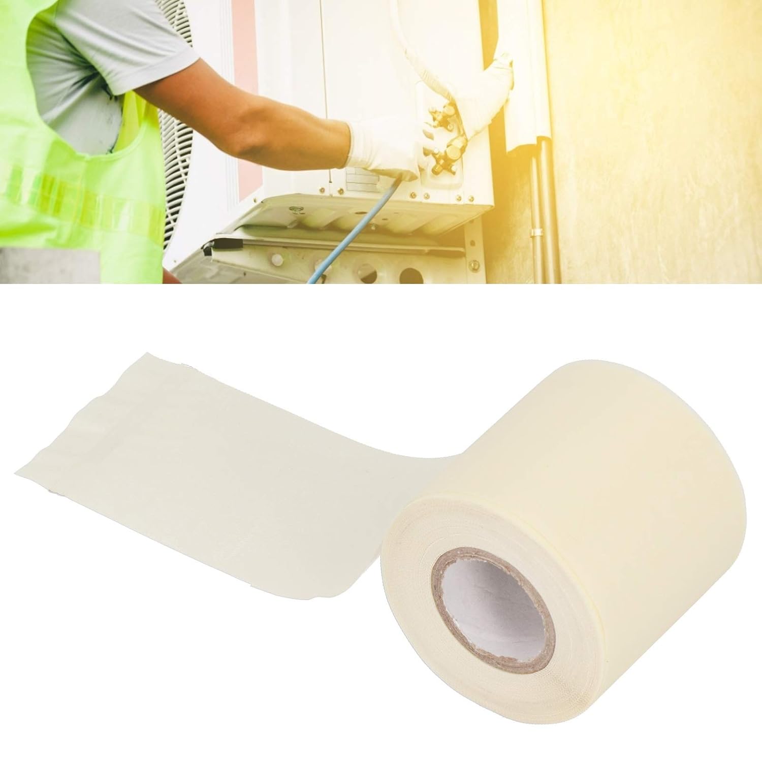 Akozon Air Conditioner Pipe Tape 5pcs 6cm Width NonAdhesive