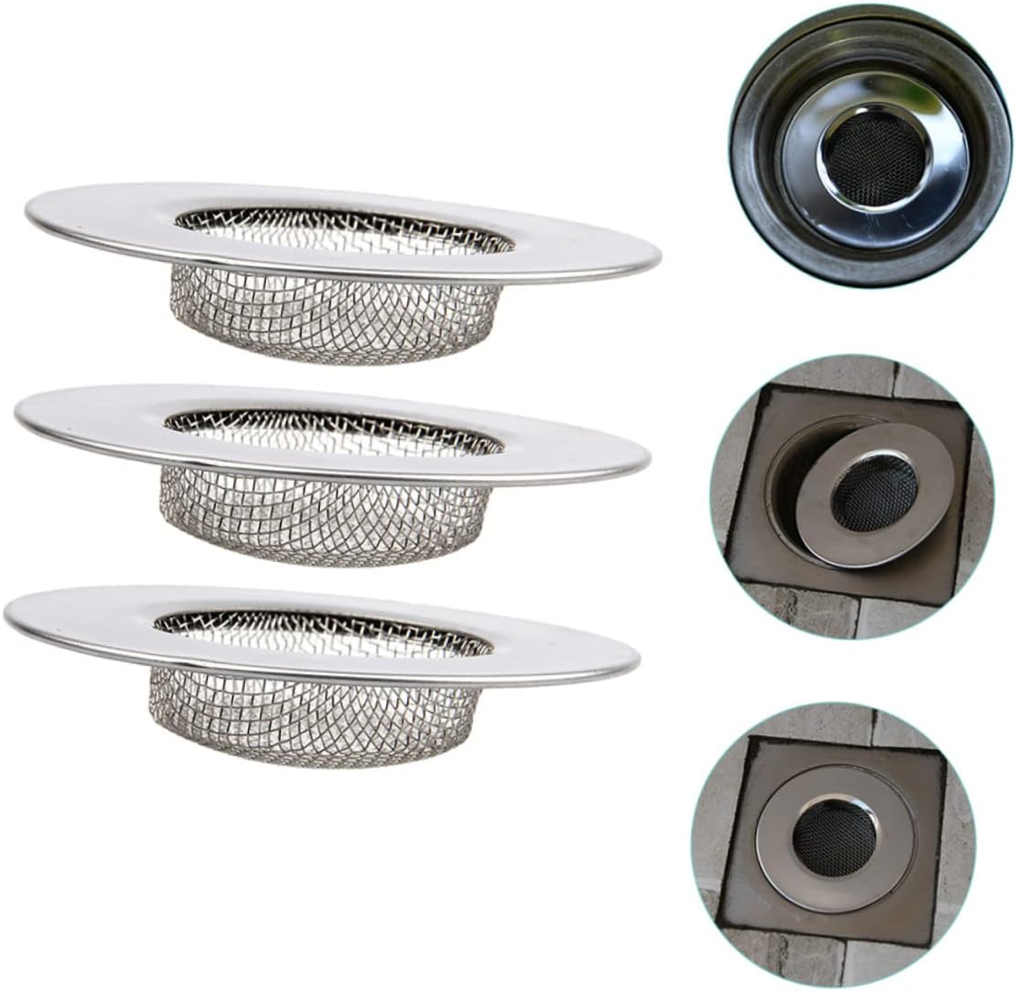 Jojofuny 3pcs Hair Catcher for Shower and Drain
