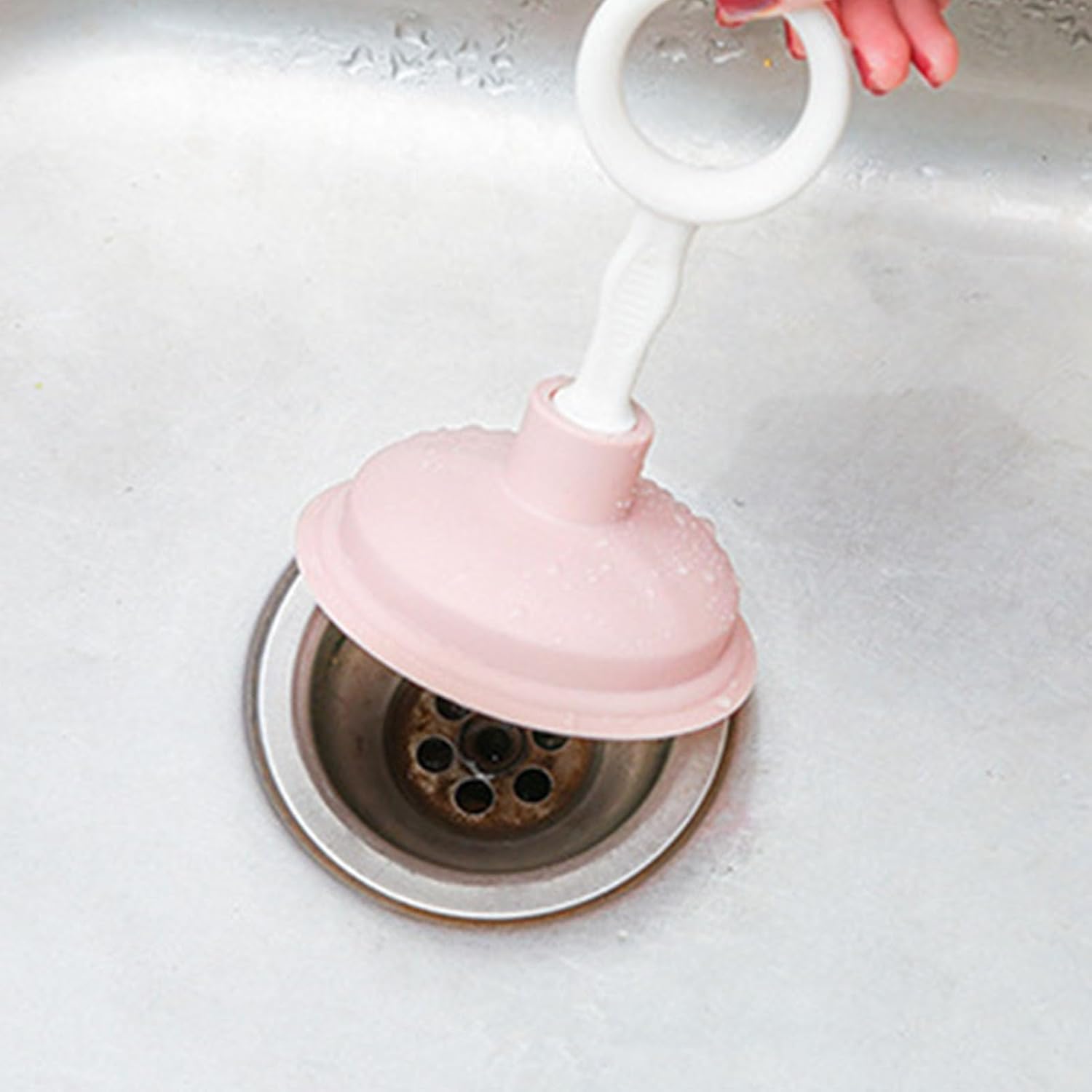 NYSUZHOUJI Sink Plunger with Strong Suction Cup for Kitchen and Bathroom