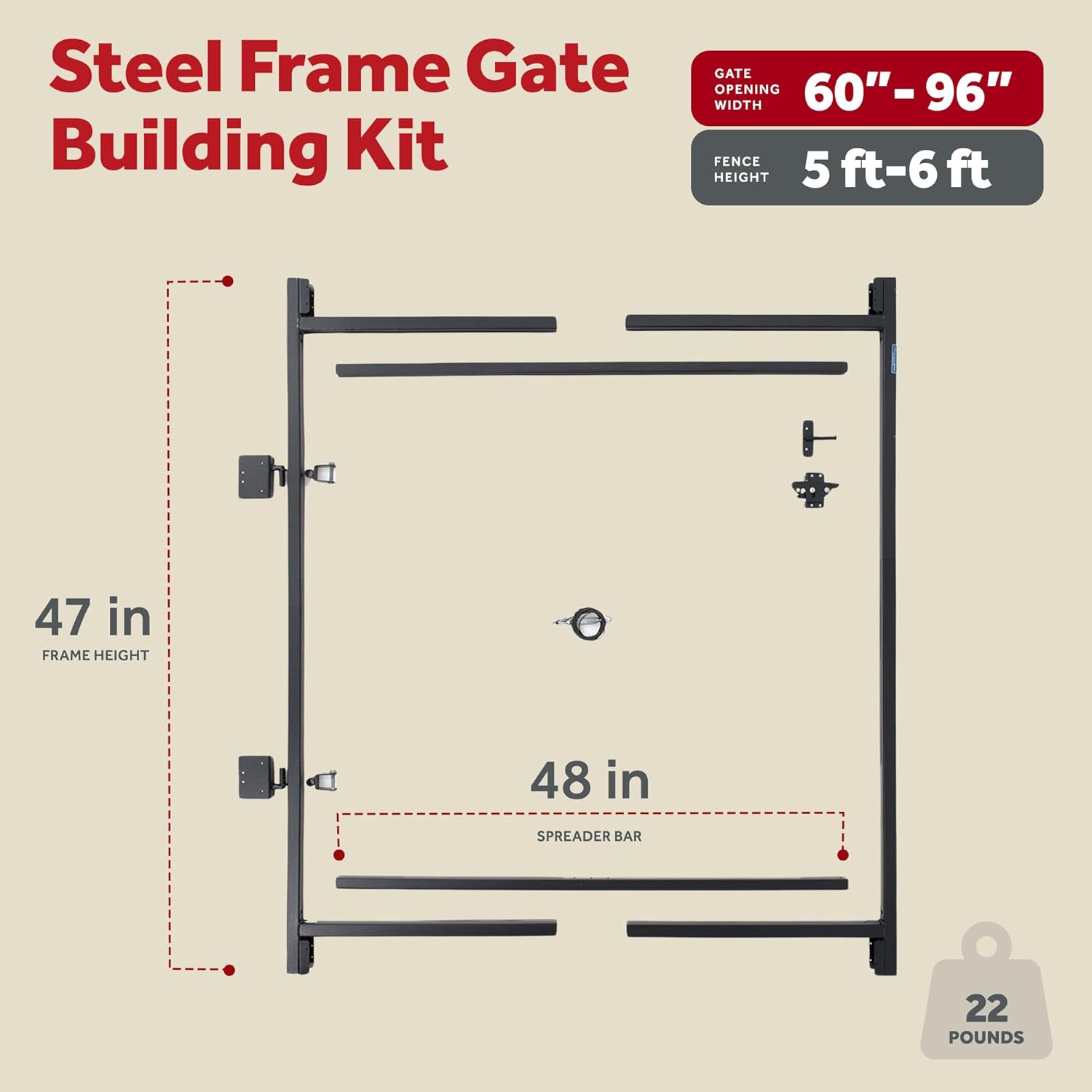 Adjust-A-Gate Full Frame Gate Kit 60-96 x 5-6