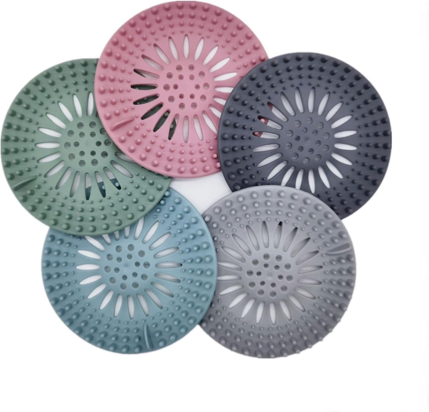 Durable Silicone Hair Catcher 5in1 Pack