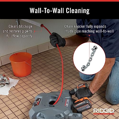 RIDGID 74978 FlexShaft Drain Cleaner for 1-14 to 2 Pipes