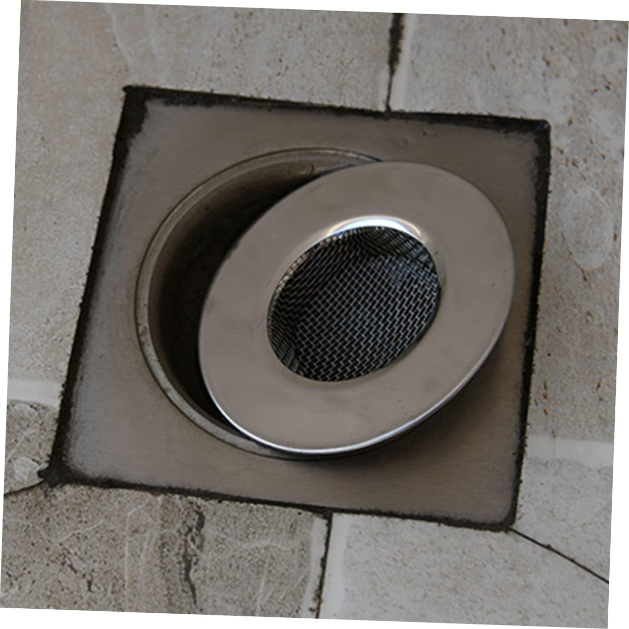 NUOBESTY 3Pcs Stainless Steel Drain Hair Catcher