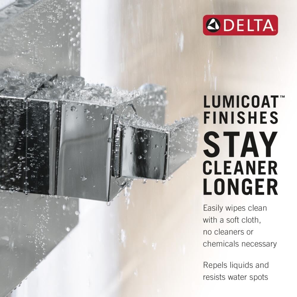 Delta H2Okinetic Handheld Shower Head Brushed Nickel