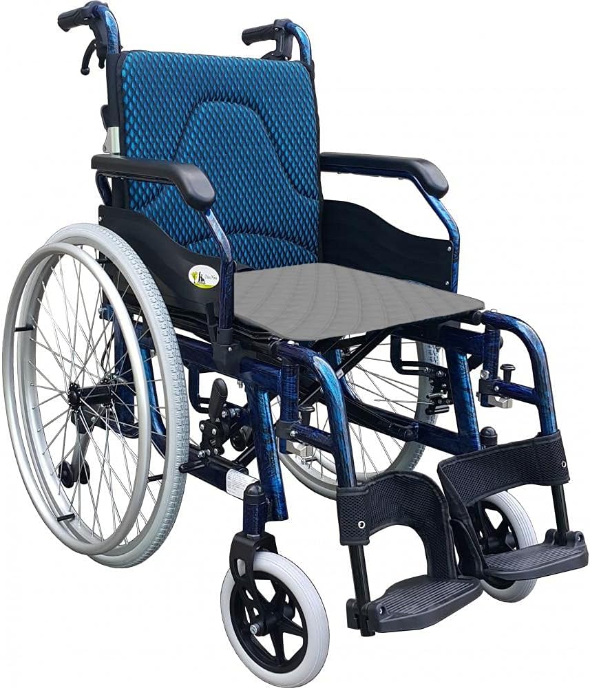 RIQINXIN Waterproof Chair Pads 2Pcs 4-Layer Design 21x22in Blue