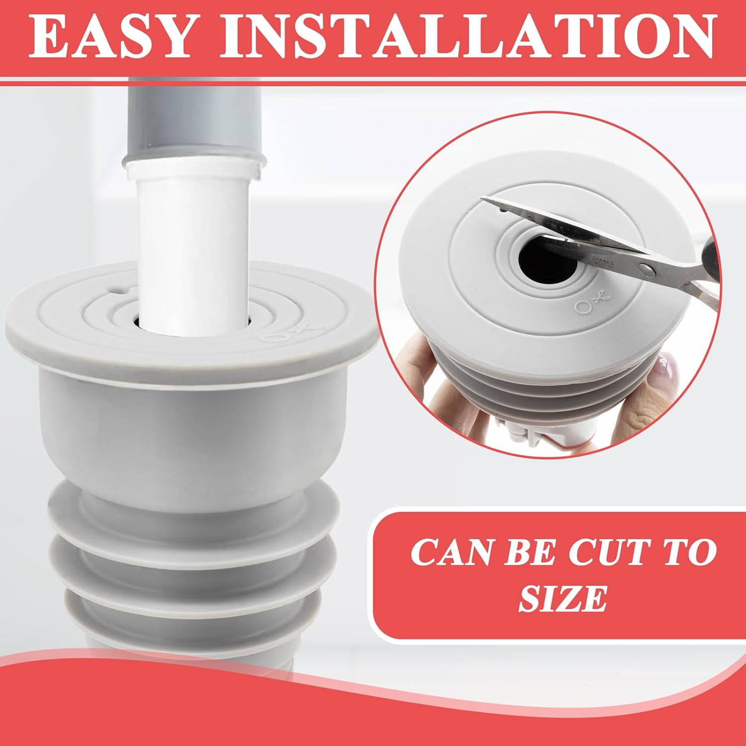 Niuohoy Washing Machine Drain Hose Seal 35-40mm
