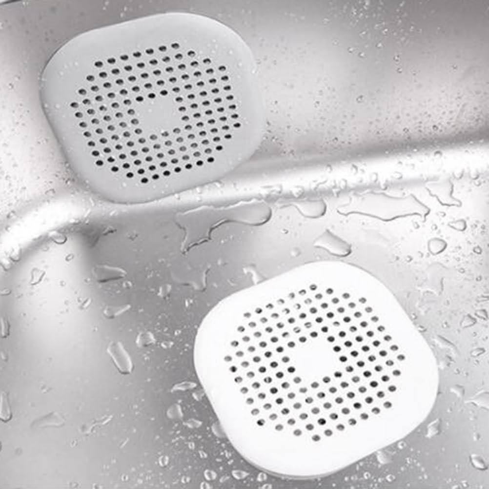Uonlytech 3pcs Silicone Drain Cover with Suction Cup