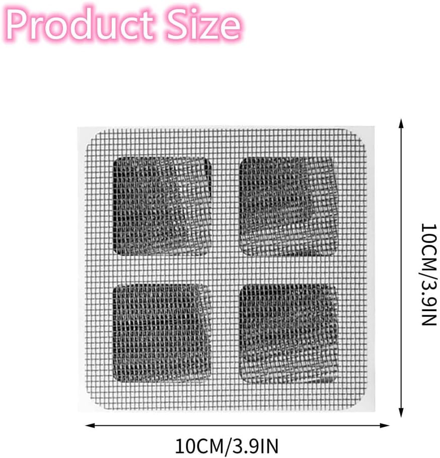 Disposable Hair Drain Stickers 4x4 10 Pcs