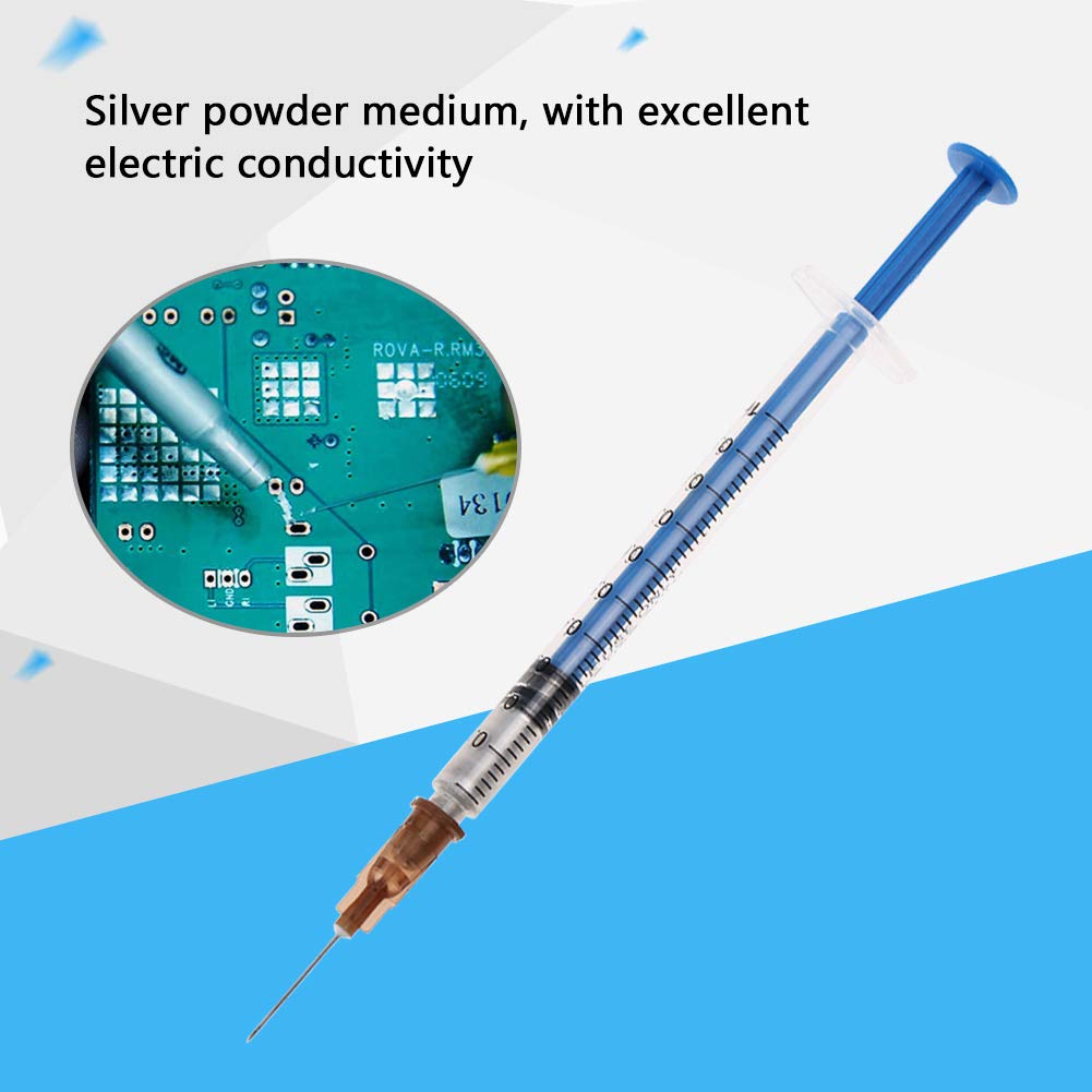 Silver Conductive Epoxy Adhesive for Keyboard Repair 07ML