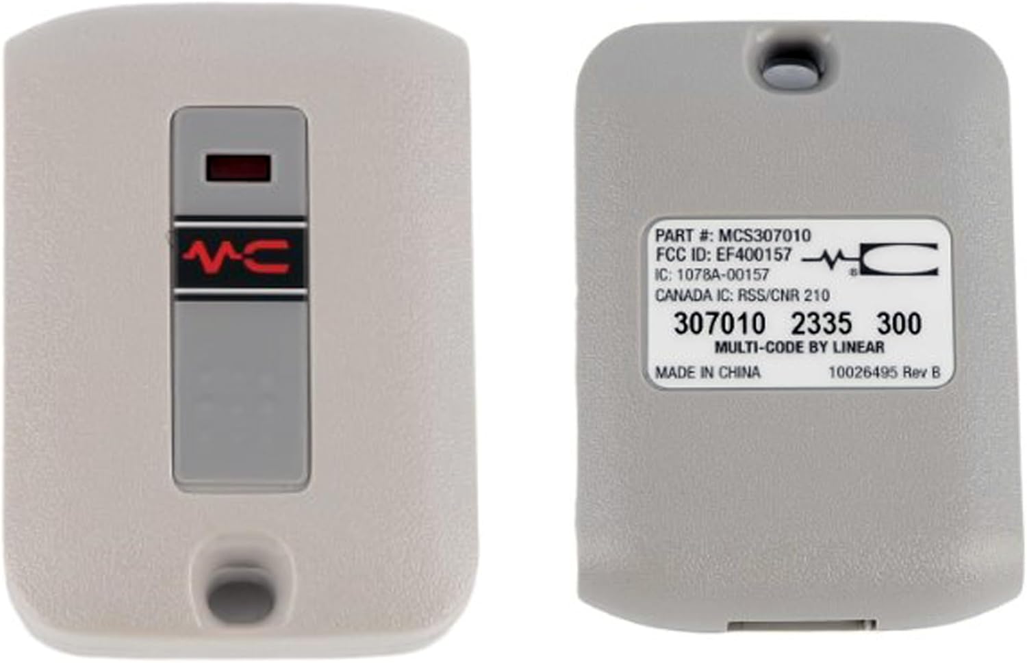 NiceShop Multi-Code 3060 One Button Garage Door Remote