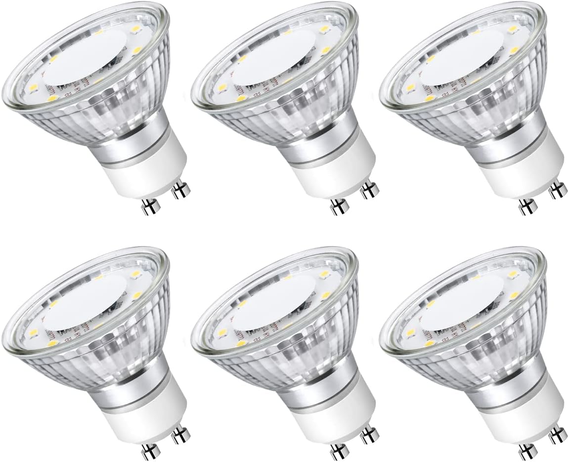 Lepro GU10 LED Bulbs Non Dimmable 6 Pack 5000K Daylight