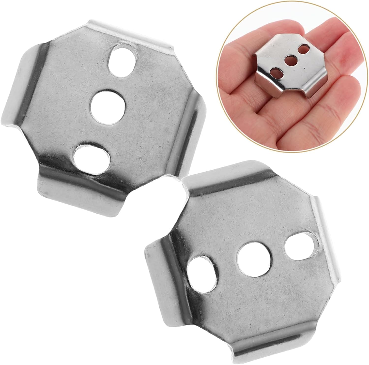 2Pcs Bath Towel Rack Mounting Hardware Elegant Design Easy Installation