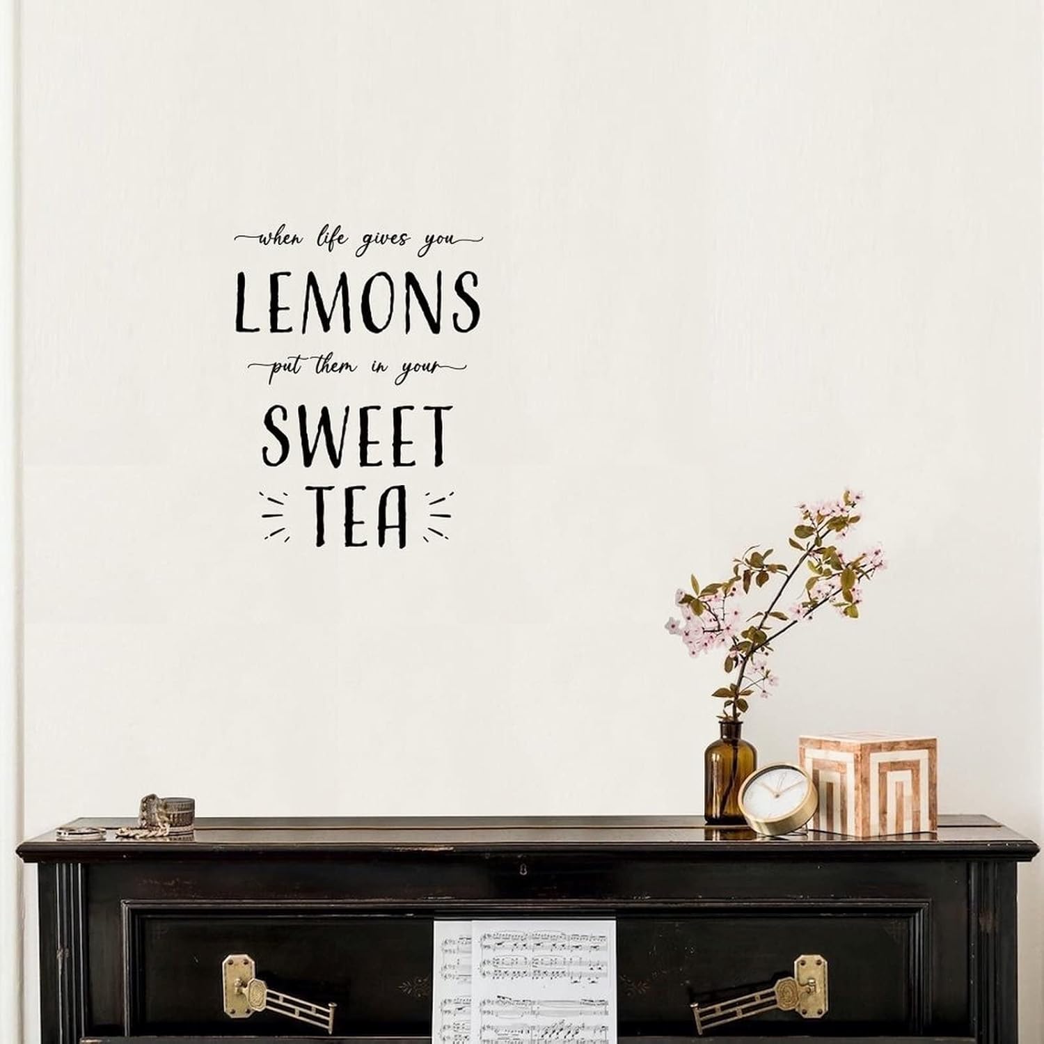 When Life Gives You Lemons Wall Decal 22in