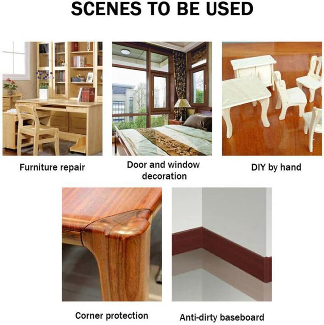 ECYC 224x17992 Inch Self Adhesive Wood Grain Repair Tape