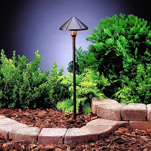 Kichler 15326AZT 1-Light 12V Six Groove Bronze