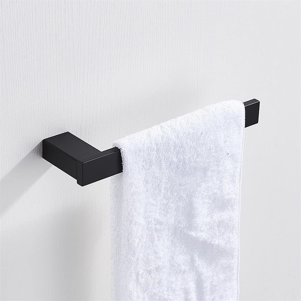 BOCbco Black Matte Towel Rail Wall Mount