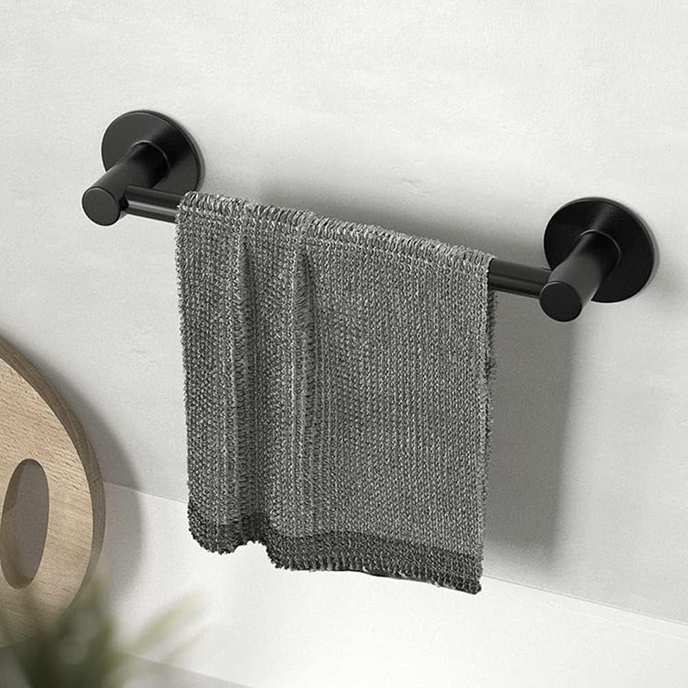 BOCbco Black Towel Rail Wall Mounted