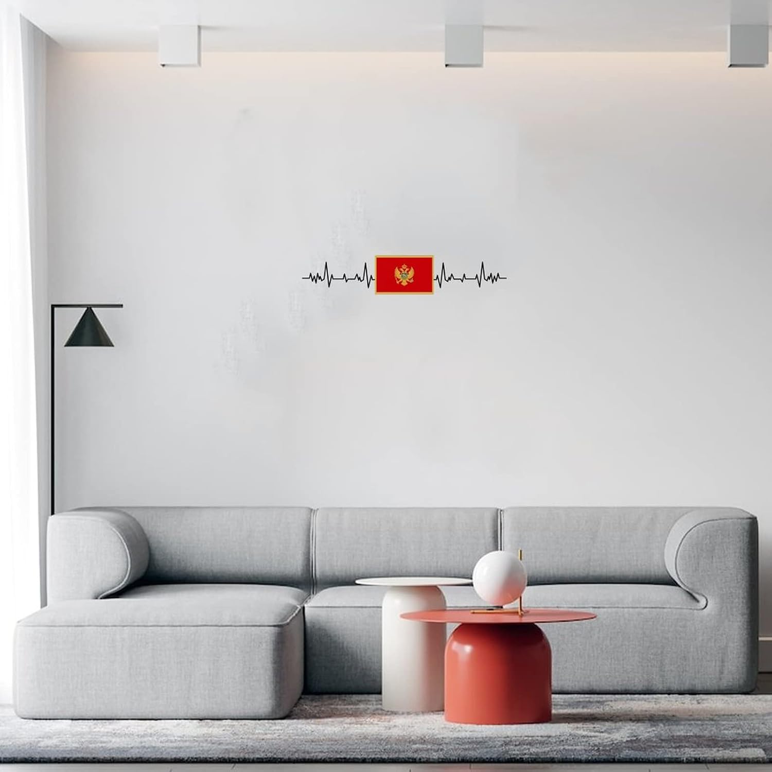 Montenegro Wall Decal 18in Self-Adhesive Home Decor