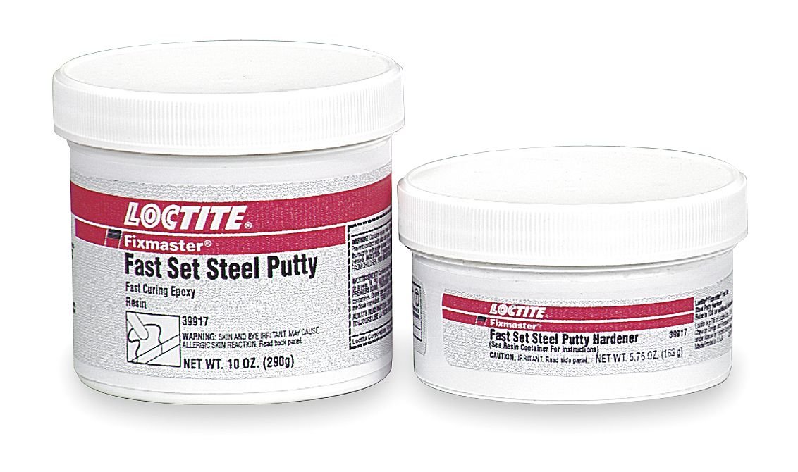 1-LB Fixmaster Fast Set Steel Putty Kit