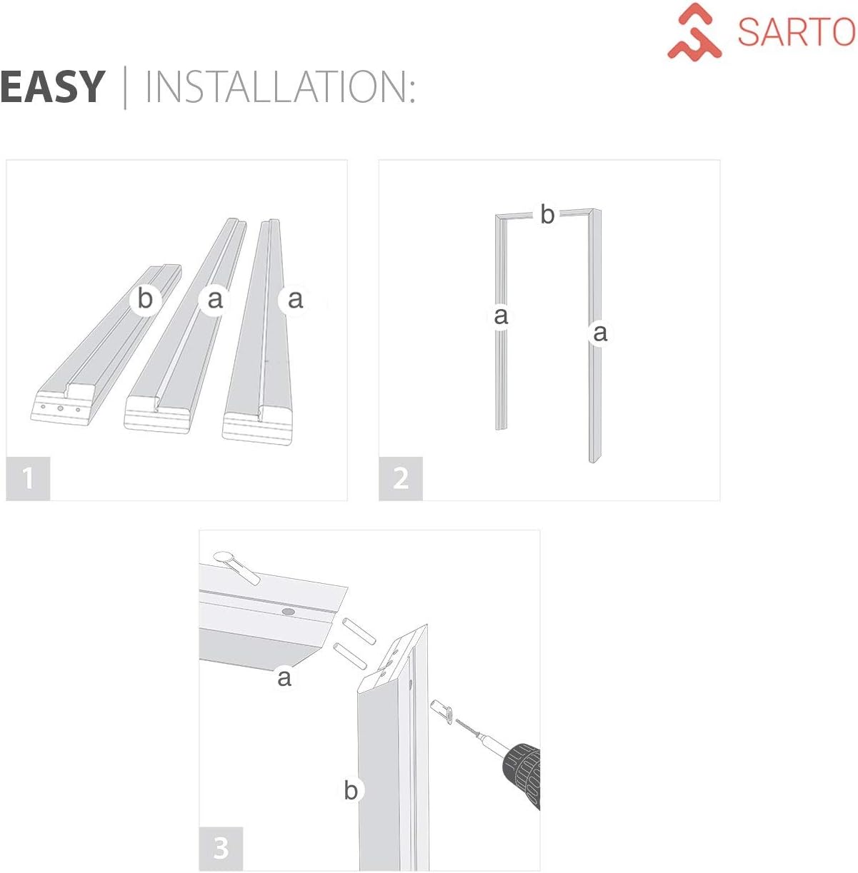 SARTODOORS French Double Panel Lite Doors 72x96 with Hardware 1